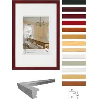 Walther design Peppers - Houten lijst - Fotoformaat 13x13 cm - Grijs