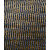 Present Time deken Tuned Mesh 180 x 150 cm fleece blauw/oranje
