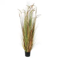 Mica Decorations Pluimgras Dogtail Kunstplant - H180 x Ø85 cm