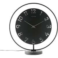 Nextime klok 5188zw ting, 41x40 cm, black