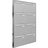 Brulo Brievenbus groot inbouw 8 adressen type 2