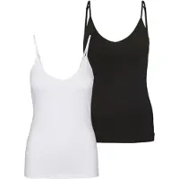 Vero moda Top 'MAXI' zwart / wit