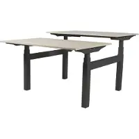 Schaffenburg Zit Sta Bureau (2pp) - Elek 140x80/80 lindberg - zw frame