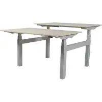 Schaffenburg Zit Sta Bureau (2pp) - Elek 160x80/80 lindberg - alu frame