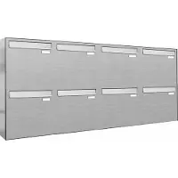 Brulo Brievenbus groot inbouw 8 adressen type 1