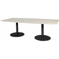 Schaffenburg Vergadertafel - Linesto 240x120 tonv. Eiken - zwart frame