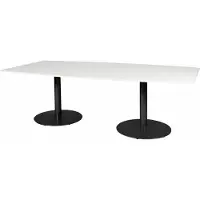Schaffenburg Vergadertafel - Linesto 240x120 tonv. grijs - zwart frame