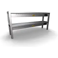 CombiSteel Professionele Etagere Keramisch Verwamd 2 Niveaus 14008 Heaters À 250W | 7020.0740 | Horeca