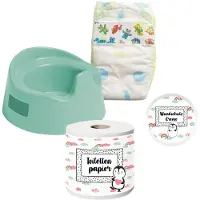 Heless Poppen plaspotje met accessoires Pinguin - Heless