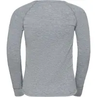 Odlo Bl Top Crew Neck LS Thermoshirt Kinderen Grey Melange 140