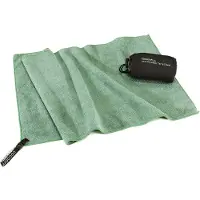 Cocoon Terry Towel Light, Microvezel Handdoek, bamboe groen
