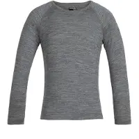 Icebreaker Longsleeve Kids 200 Oasis LS Crewe Gritstone Heather-Maat 104