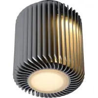 Lucide TURBIN - Tafellamp - Ø 10,6 cm - LED - 1x5W 3000K - Grijs