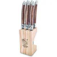 Laguiole STYLE DE VIE PREMIUM LINE 6 STEAKMESSEN HOUT
