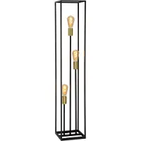 Lucide RUBEN - Vloerlamp - 3xE27 - Zwart