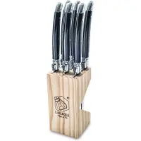 Laguiole Steakmessen Zwart 'Premium Line'