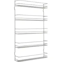 Metaltex space saver smart kitchen pepito kruidenrek 5 etages 36x8x58 cm zilver