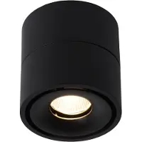 Lucide YUMIKO - Plafondspot - Ø 7,8 cm - LED Dimb. - 1x10W 2700K - Zwart