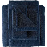 Van Morgen Gastendoeken Soundless Echo Soundless Echo - Donkerblauw - 50x30cm
