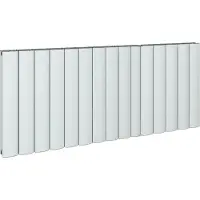 Eastbrook Guardia radiator 140x60cm aluminium 2400W wit mat