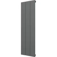 Eastbrook Rosano verticale aluminium radiator 28x60cm mat antraciet 316 Watt