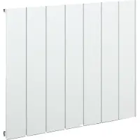 Eastbrook Rosano horizontale aluminium radiator 60x66cm Mat wit 777 watt