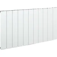 Eastbrook Rosano horizontale aluminium radiator 60x104cm Mat wit 1221 watt
