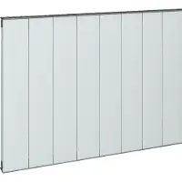 Eastbrook Vesima horizontale aluminium verwarming 60x80,3cm Mat wit 1056 watt