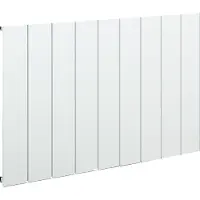 Eastbrook Rosano horizontale aluminium radiator 60x85cm Mat wit 999 watt