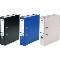Pierre by Elba ordner Smart Pro+, rug van 8 cm, pak van 3 stuks, geassorteerde kleuren: blauw, zwart en wit - 2 stuks
