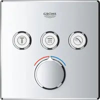 GROHE SmartControl Douchekraan - Inbouw mengkraan - Met omstelling - 3 aansluitingen