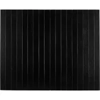 Woood Armleuning Flexibel Dienblad XL - Massief Berkenhout - Zwart - 36x45x1