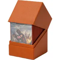 Ultimate Guard RTE Boulder 100+, Deck Case voor 100 Dubbel-Gestoken TCG Kaarten, Oranje, 97% Hernieuwbaar, Gemaakt in Duitsland