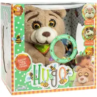 Dimian NL Plush Hugo With Moving Eyes, Mouth & Three Fairy Tales Total 9 Minutes In Dutch Or French Version (No Book).