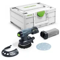 Festool ETSC 125-Basic 18V Li-Ion Accu Excenterschuurmachine Body In Systainer - 125mm - Koolborstelloos