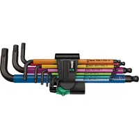 Wera 05073593001 950 SPKL/9 SM N SB 9 Delige Hex-plus Multicolour Inbussleutel - 1.5-10mm