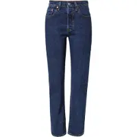 Levi's Jeans '501 CROP' donkerblauw