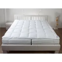 Vitality Pur Duo-Bed Matrastopper - Soft Touch - 140 x 200 cm - Wit