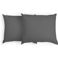 Walra Kussensloop Crispy Cotton Antraciet 60 x 70 cm