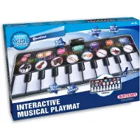 Bontempi Muzikale Speelmat Junior 148 X 60 Cm Zwart/wit
