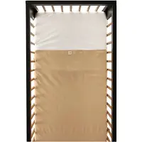 Petit Filippe linnen baby ledikantlaken 120x150 cm zand unisex