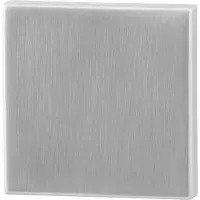GPF bouwbeslag Blinde vierkante rozet 50x50x8mm - RVS geborsteld