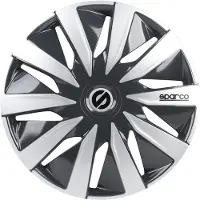 Sparco - Wieldoppen - Velgen - Lazio - 15 inch - Grijs/Zilver