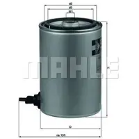 MAHLE ORIGINAL KC 87D Brandstoffilter