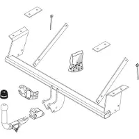 BRINK Afneembare trekhaak voor o.a. DAIHATSU, SUBARU