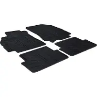 GledRing Rubbermatten Renault Fluence 2011- (T profiel 4-delig + montageclips) voor o.a. RENAULT