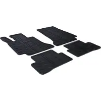 Autostyle Rubbermatten Mercedes C-Klasse W205 2014- (T profiel 4-delig + montageclips) voor o.a. MERCEDES-BENZ