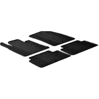 GledRing Rubbermatten Peugeot 508 2011- (T profiel 4-delig + montageclips) voor o.a. PEUGEOT