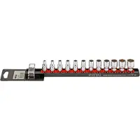 Sonic Doppenset 1/4", 12-kant 12-dlg. op rail