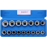 Sonic All-drive doppenset 1/2", 16-dlg.